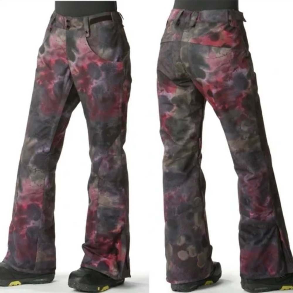 Oakley Womens Quebec Insulated Pants XS Purple Nebula Snowboarding Skiing Winter - Picture 3 of 7